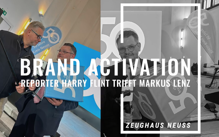 BRAND ACTIVATION Report - Harry Flint trifft Markus Lenz im Zeughaus Neuss